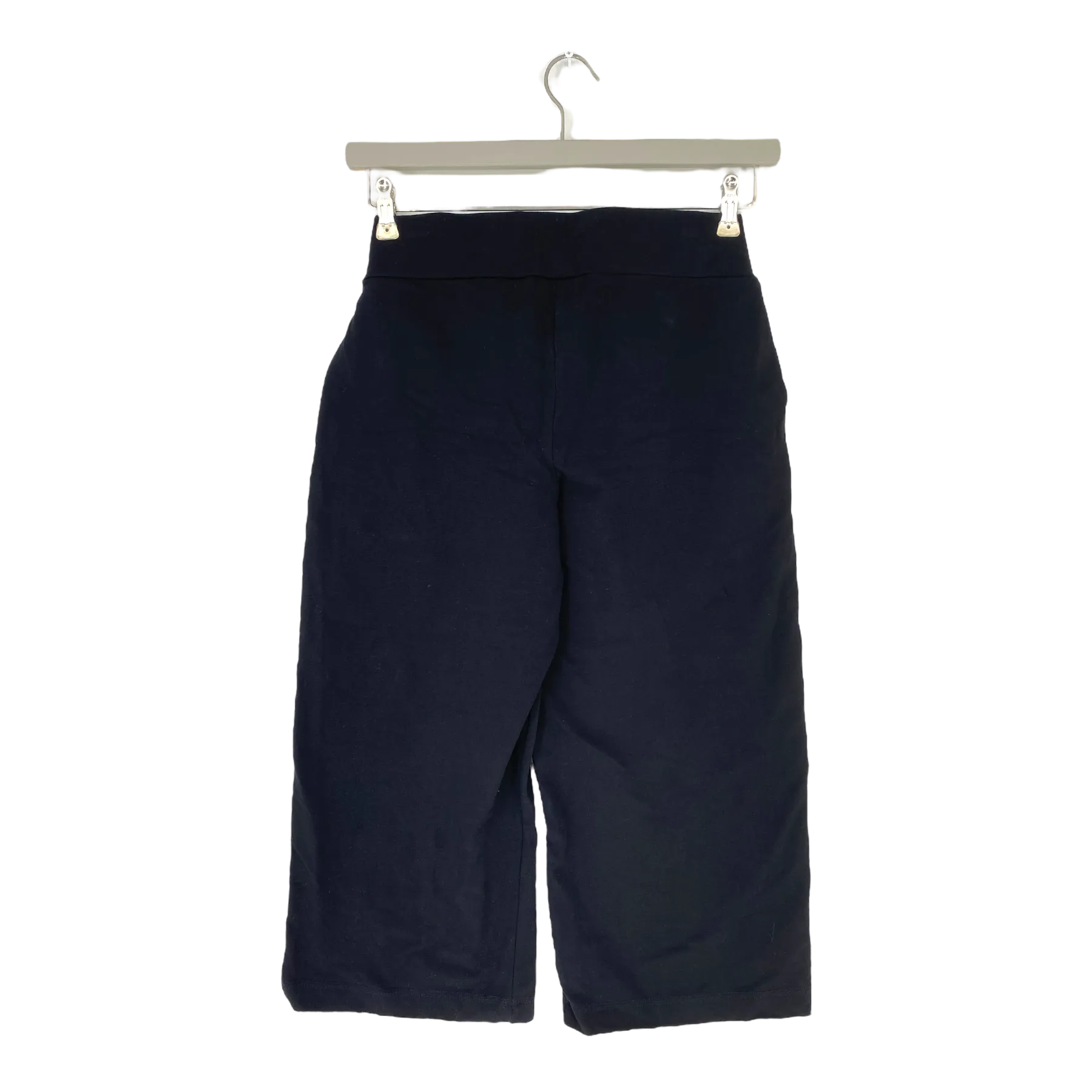 Ommellinen cropped culottes, black | woman S