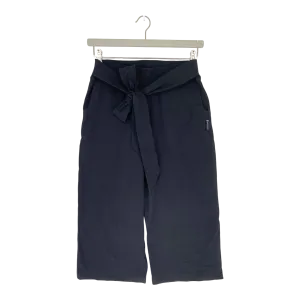 Ommellinen cropped culottes, black | woman S
