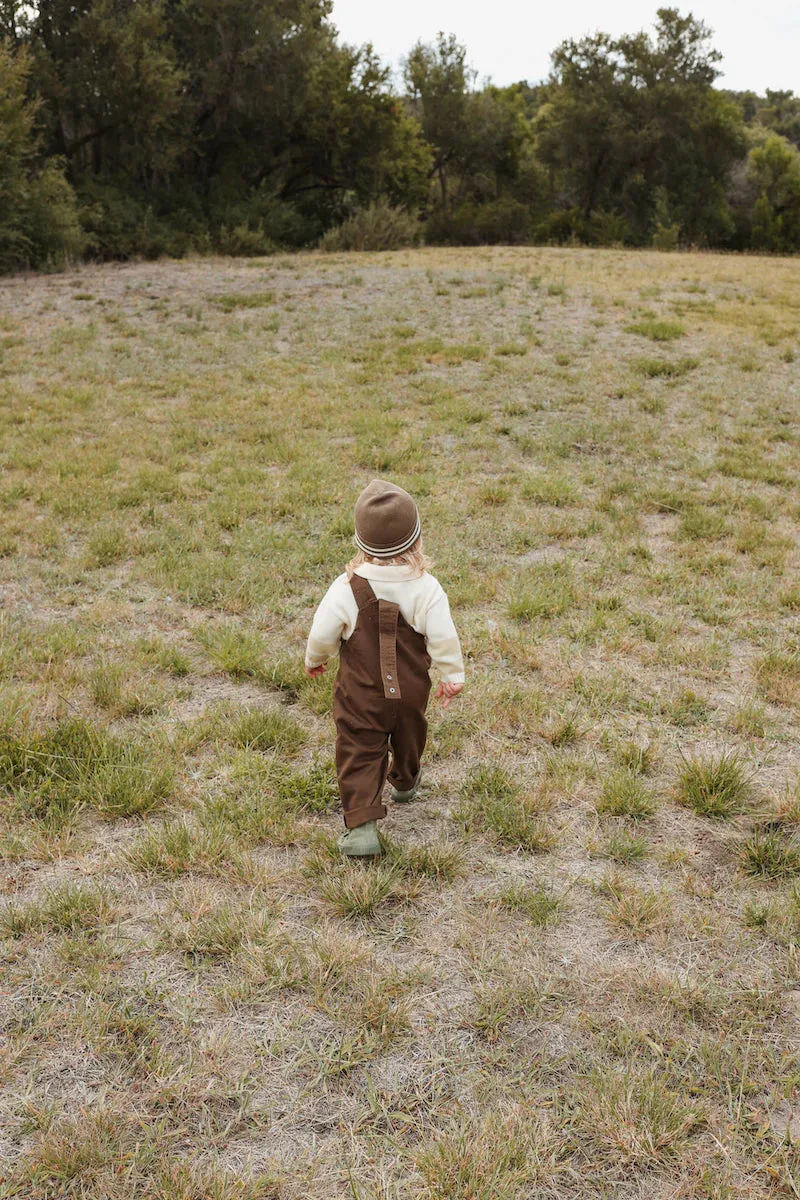Organic Denim Overalls Clay