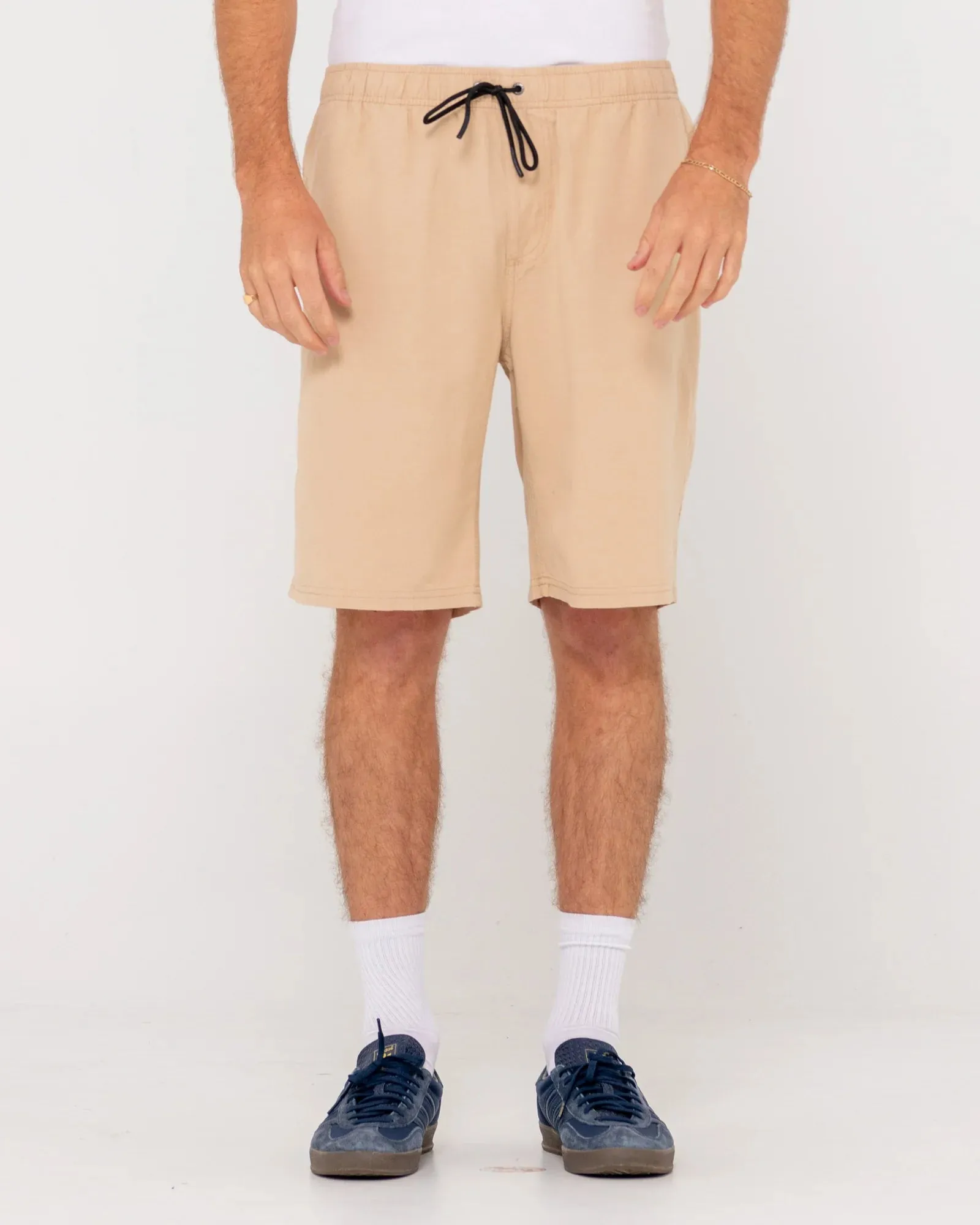 Overtone Elastic Shorts - Light Fennel