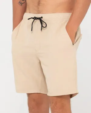 Overtone Elastic Shorts - Light Fennel