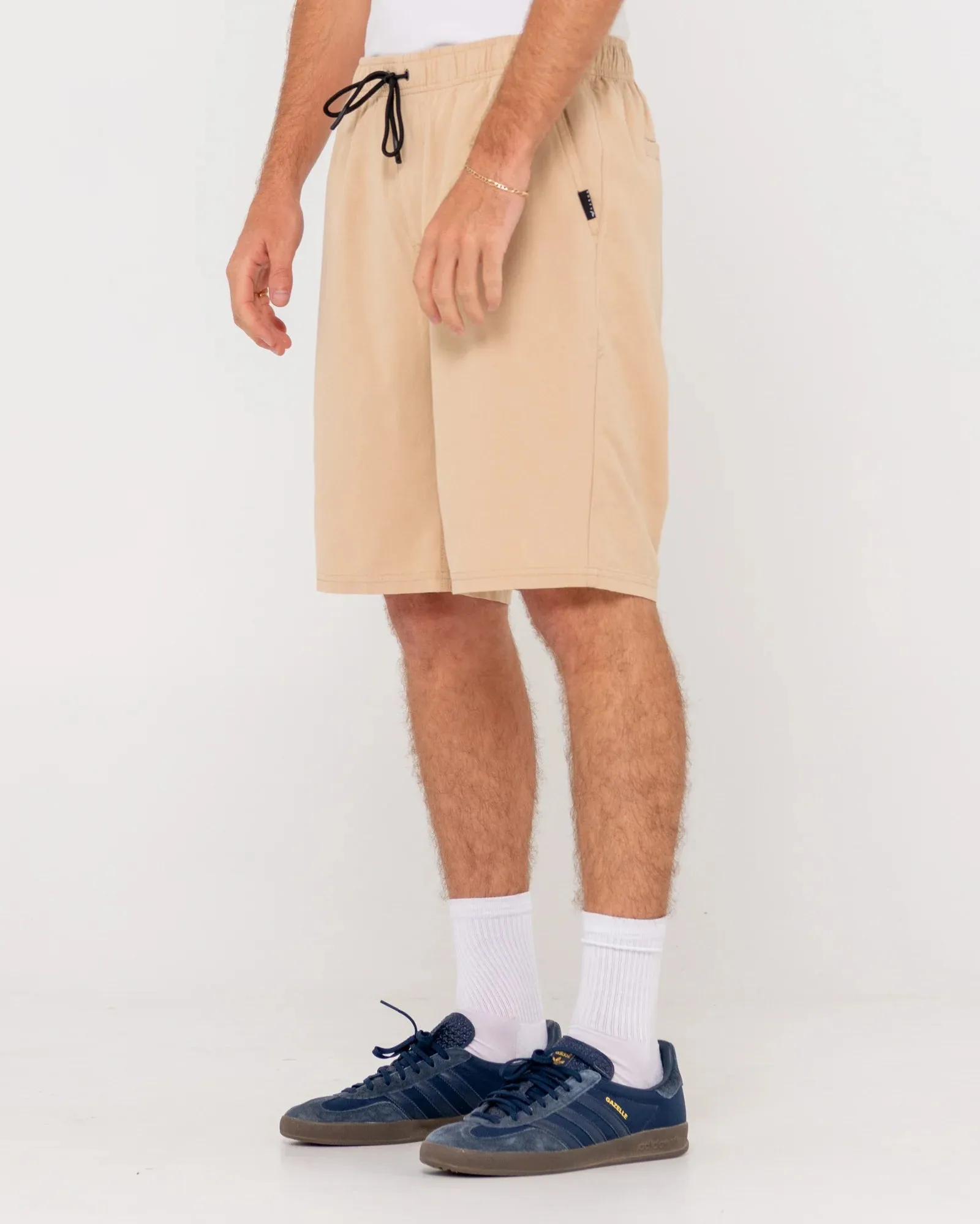 Overtone Elastic Shorts - Light Fennel