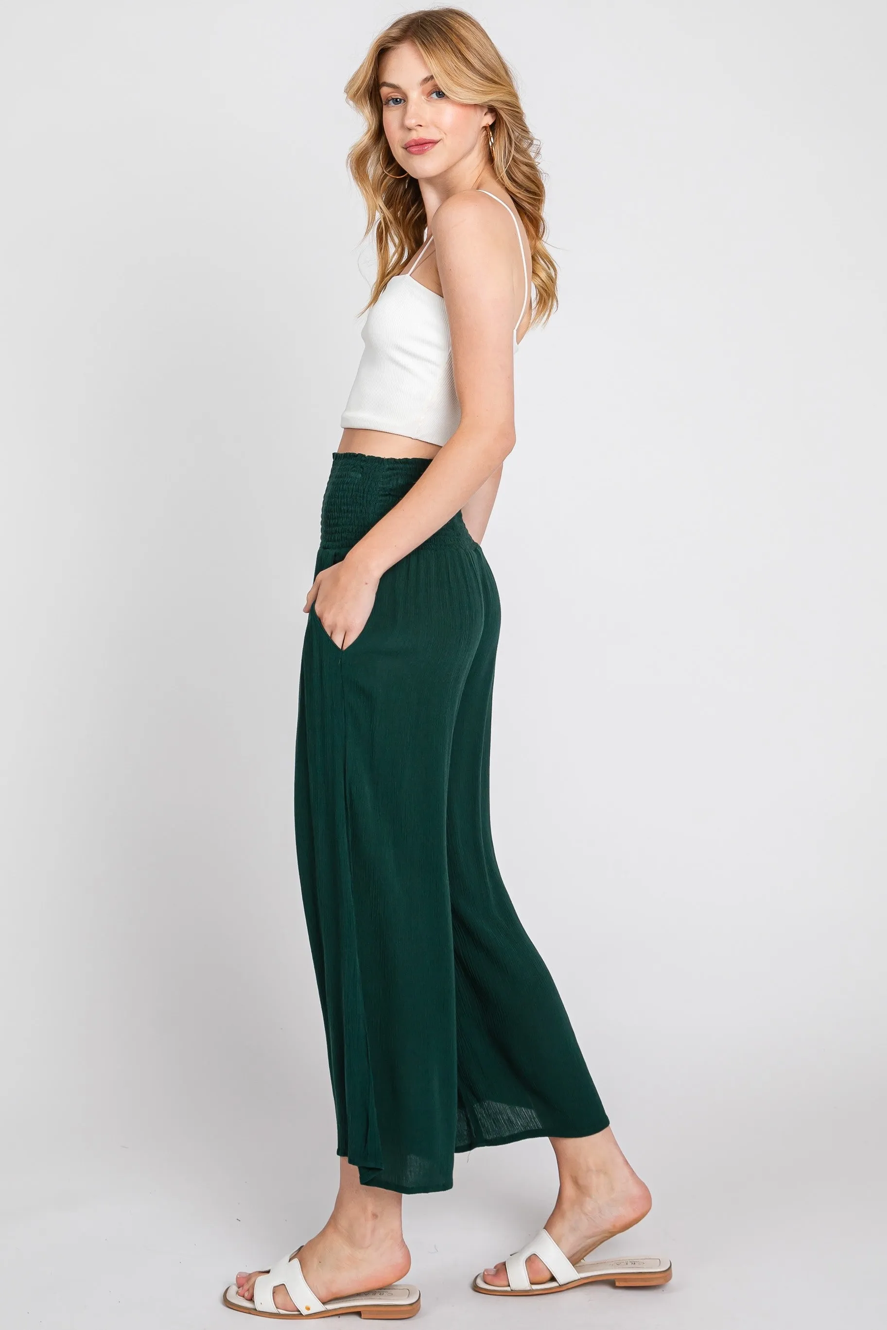 P12 SMOCK WAIST PANTS