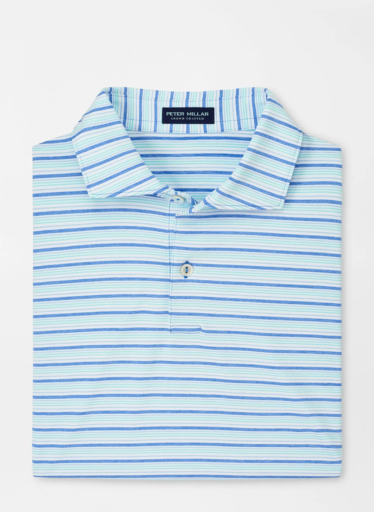 PETER MILLAR MARTIN PERFORMANCE JERSEY POLO - MARINA BLUE
