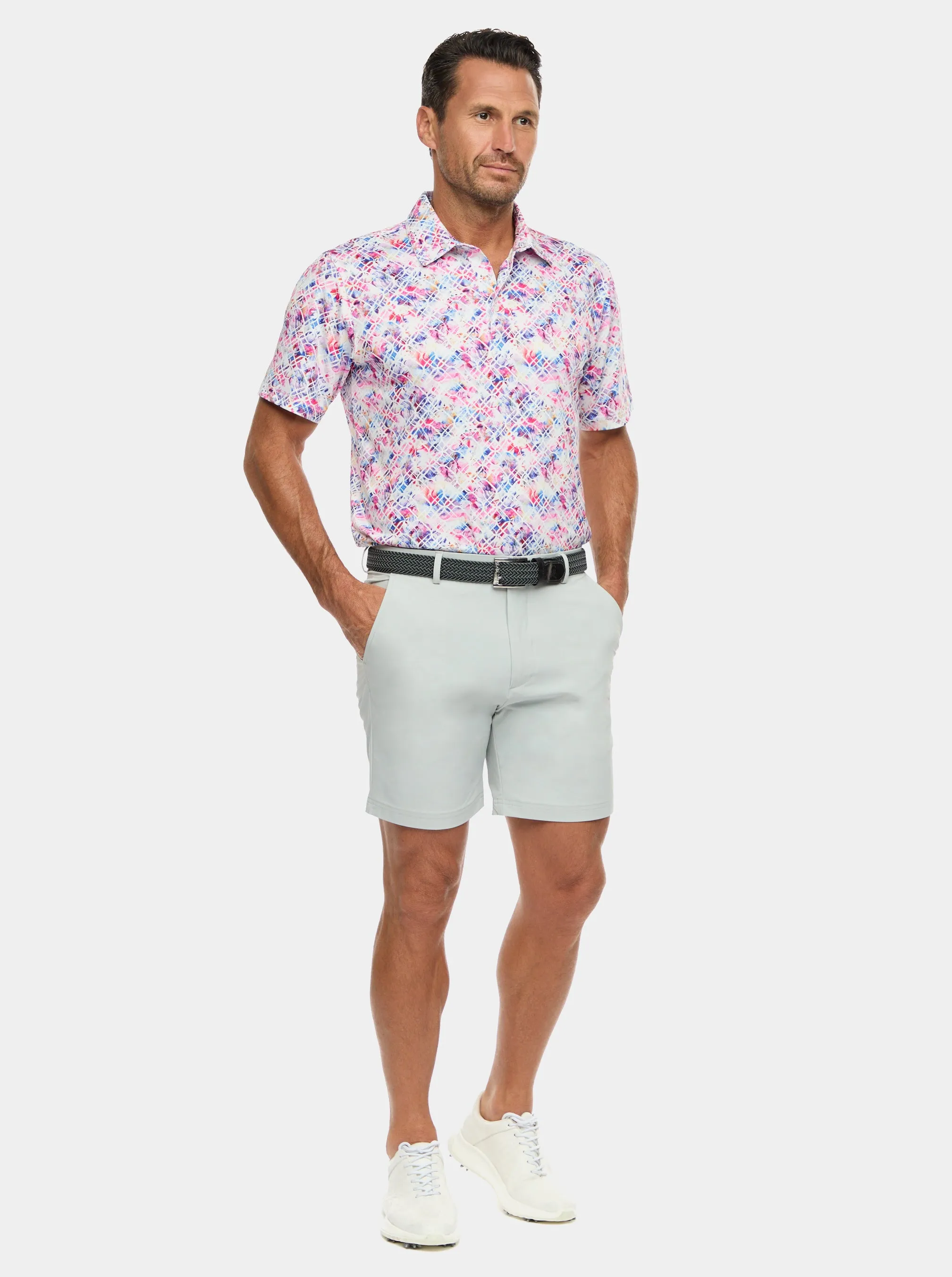 PINK SANDS SHORT SLEEVE POLO
