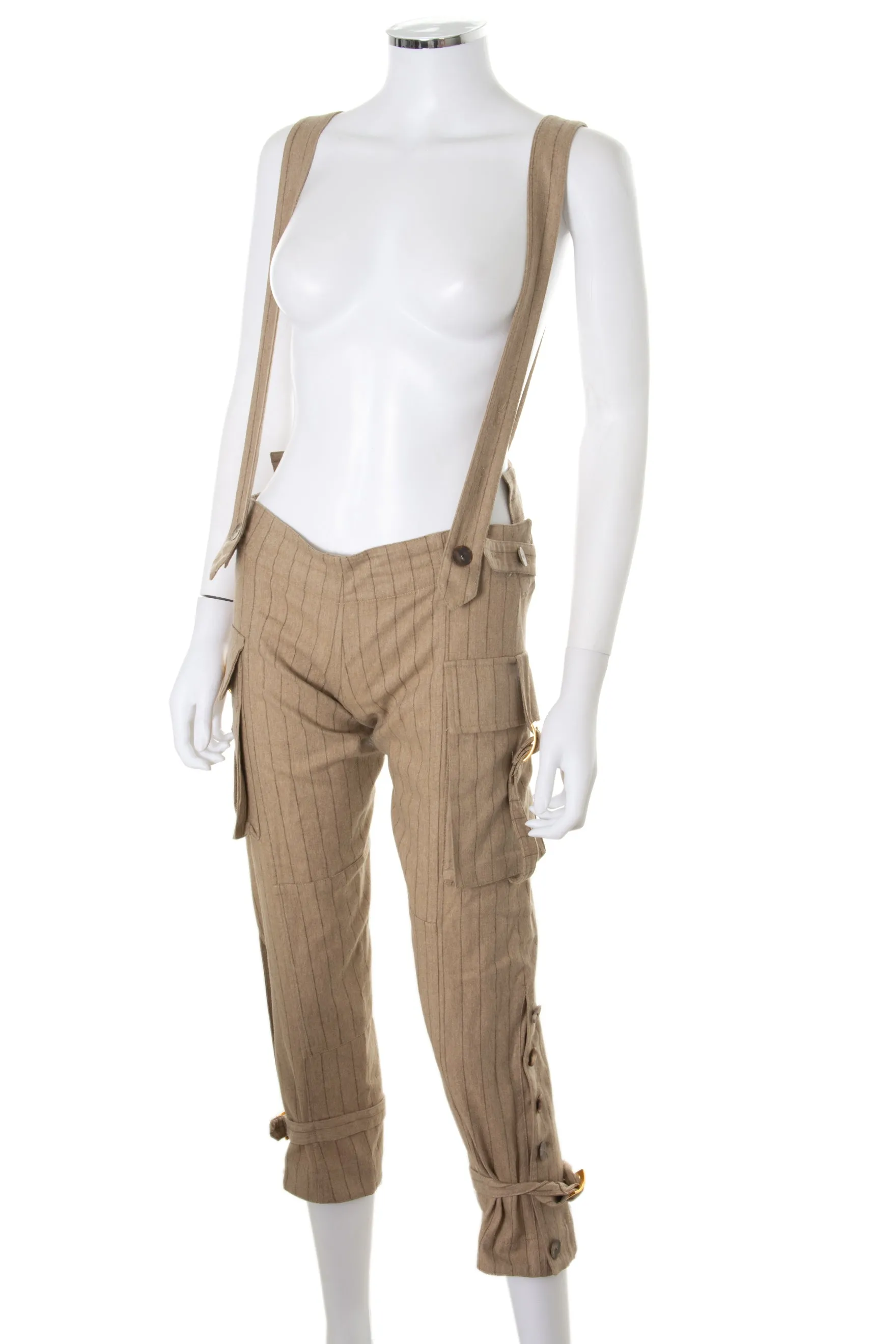 Pinstripe Overalls
