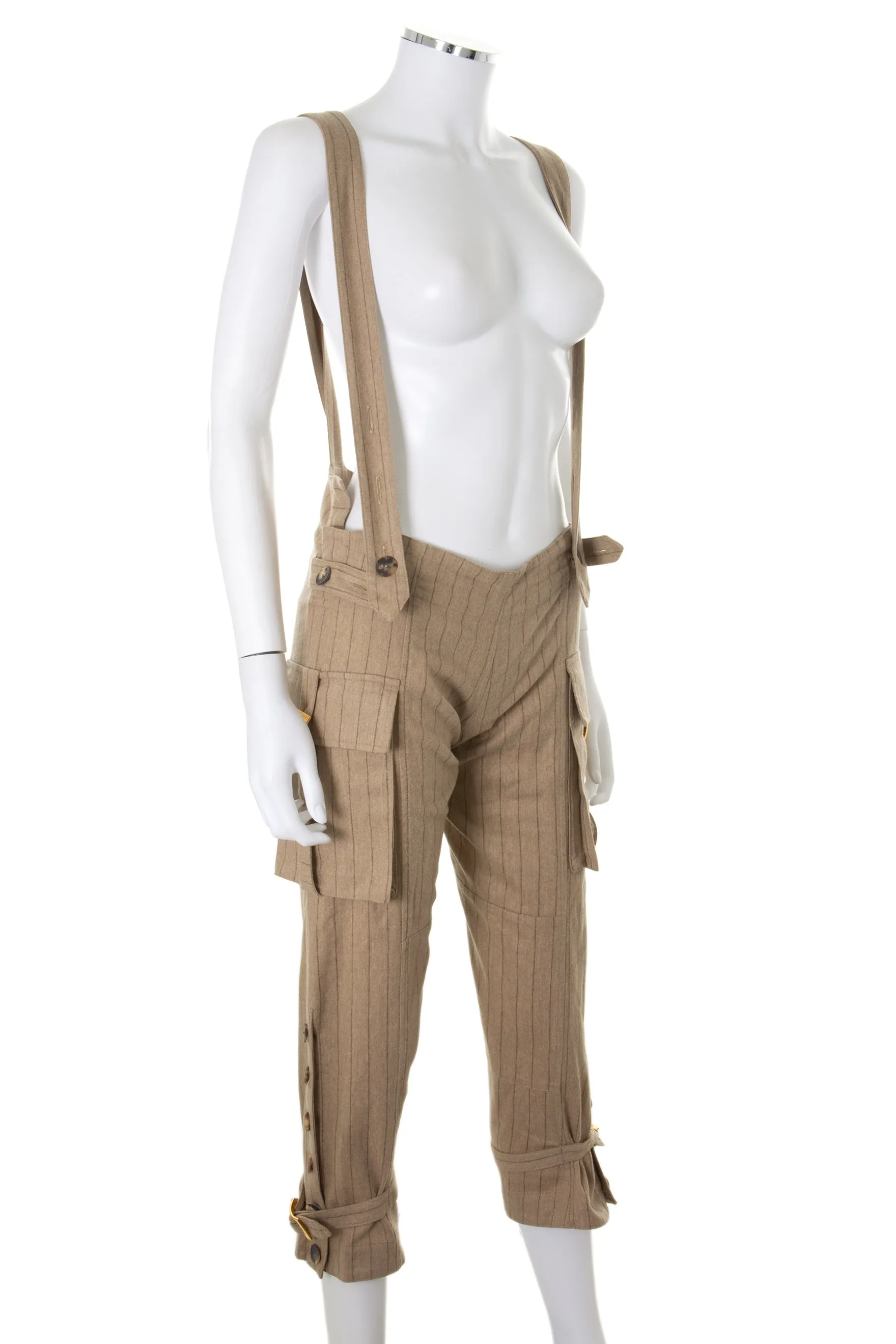 Pinstripe Overalls