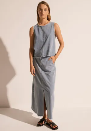 Pol Clothing - Rae Denim Tank - Denim