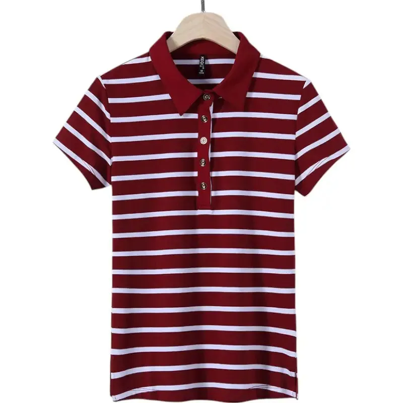 Polo femme marine