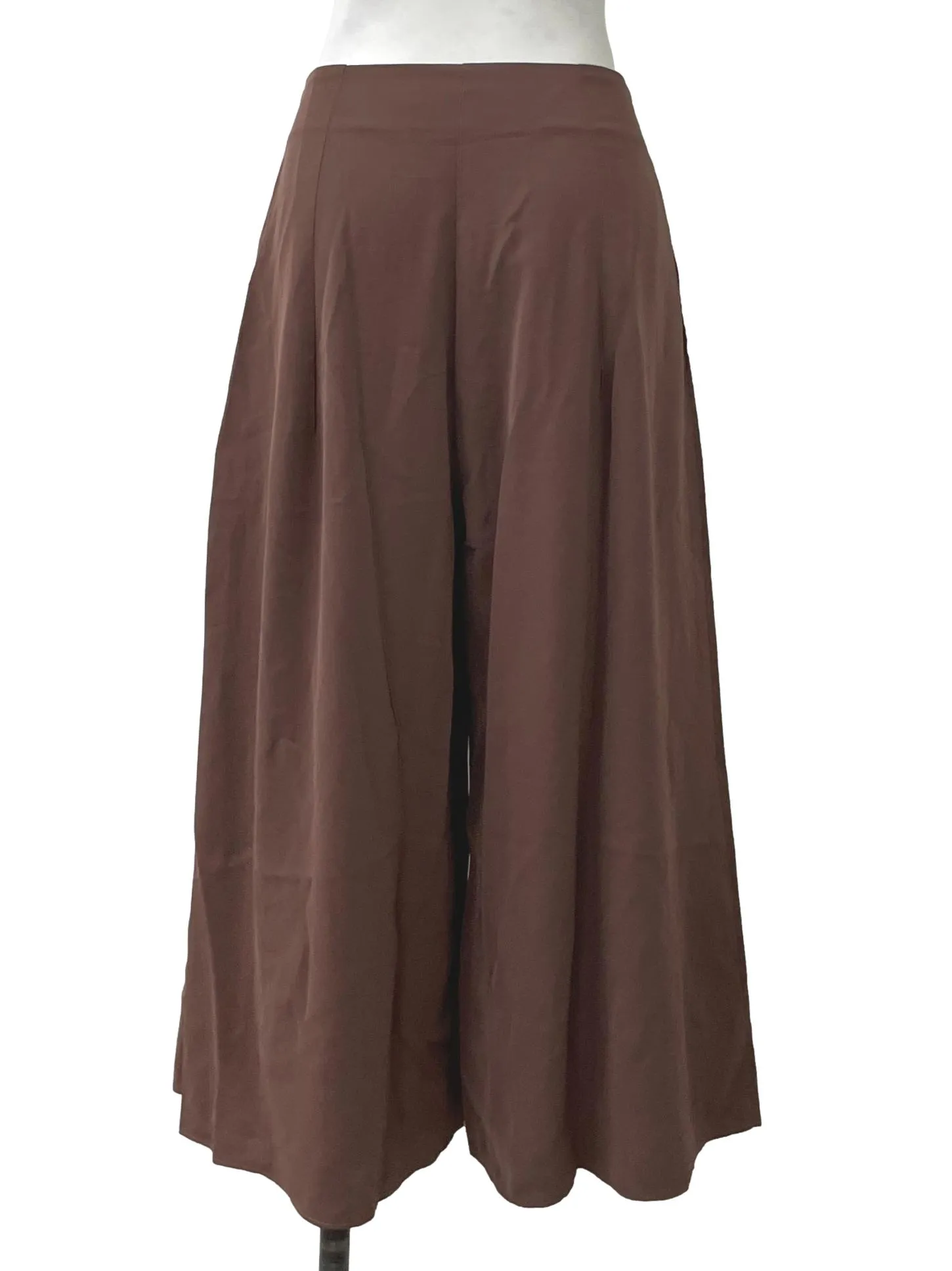 Purple Button Down Culottes