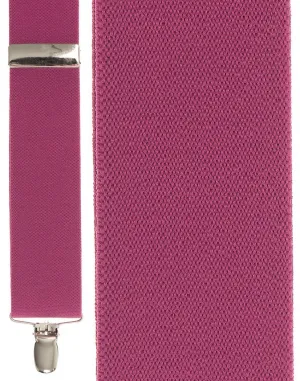 "Dark Pink Bostonian" Suspenders