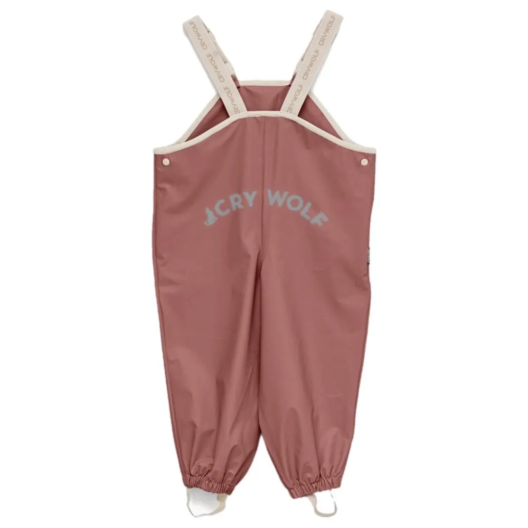 Rain Overalls - Rosewood