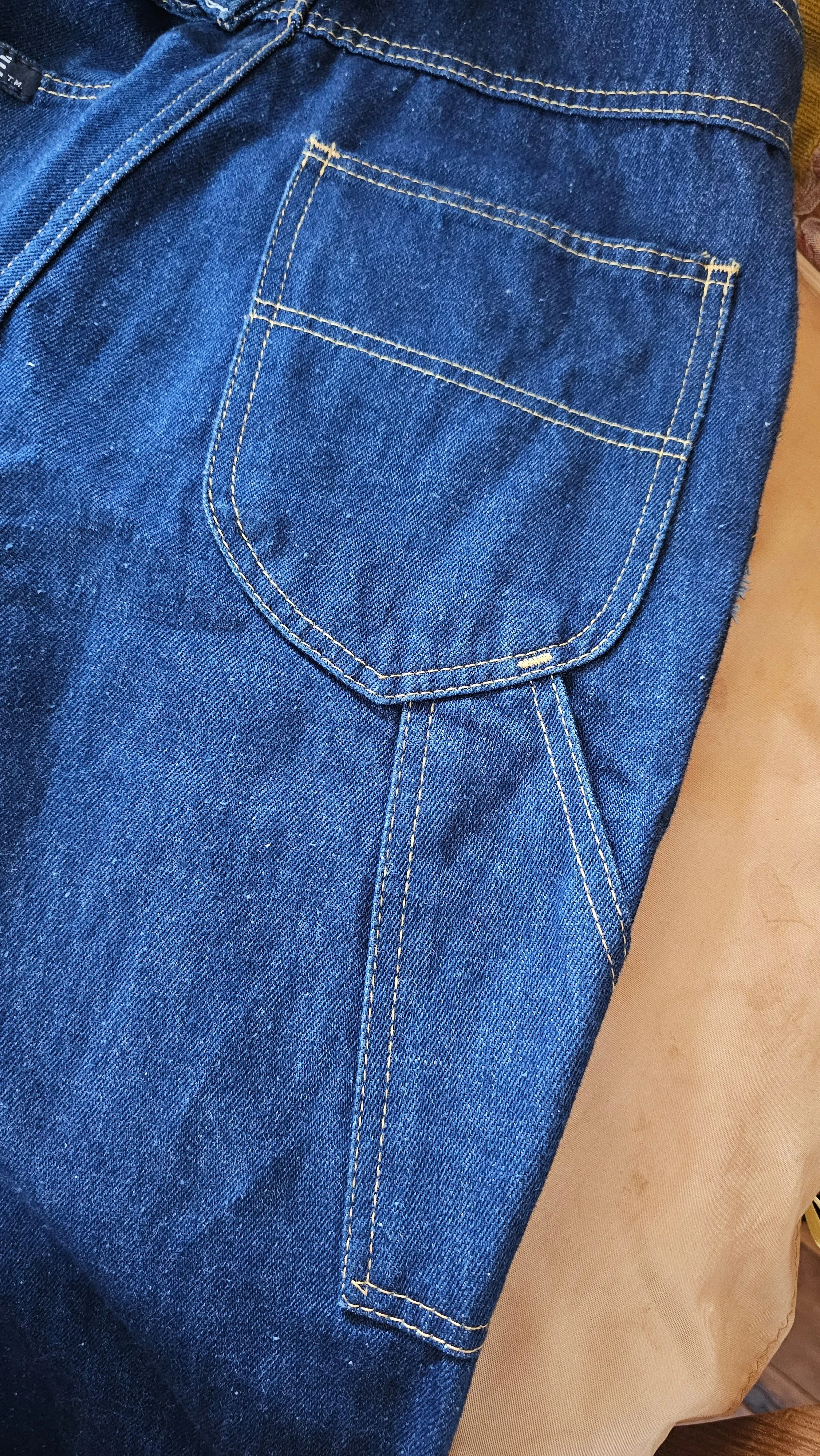 Rare Vintage Faberge Denim Overalls – Size 11 (Best Fit 8-10)
