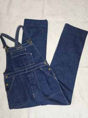 Rare Vintage Faberge Denim Overalls – Size 11 (Best Fit 8-10)