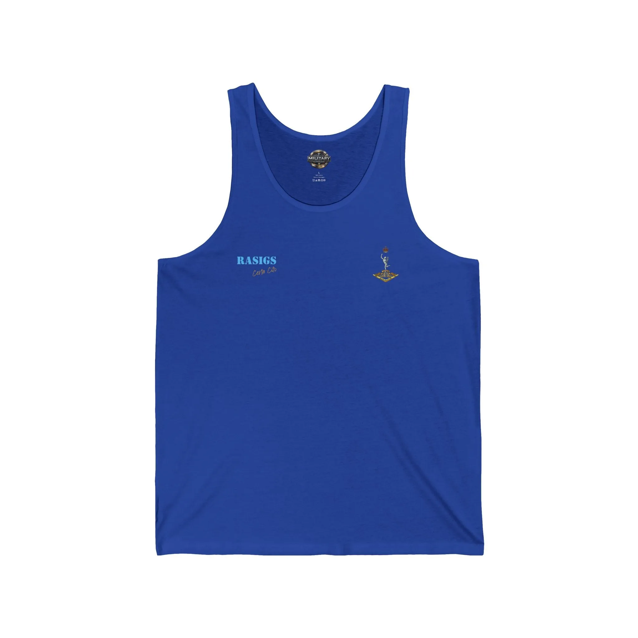 RASIGS 100-Year Anniversary Unisex Jersey Tank – Certa Cito
