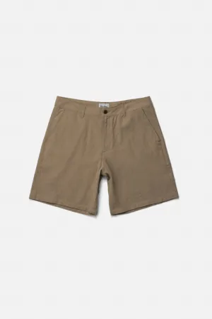 Rhythm Essential Textured Linen Short in Sand