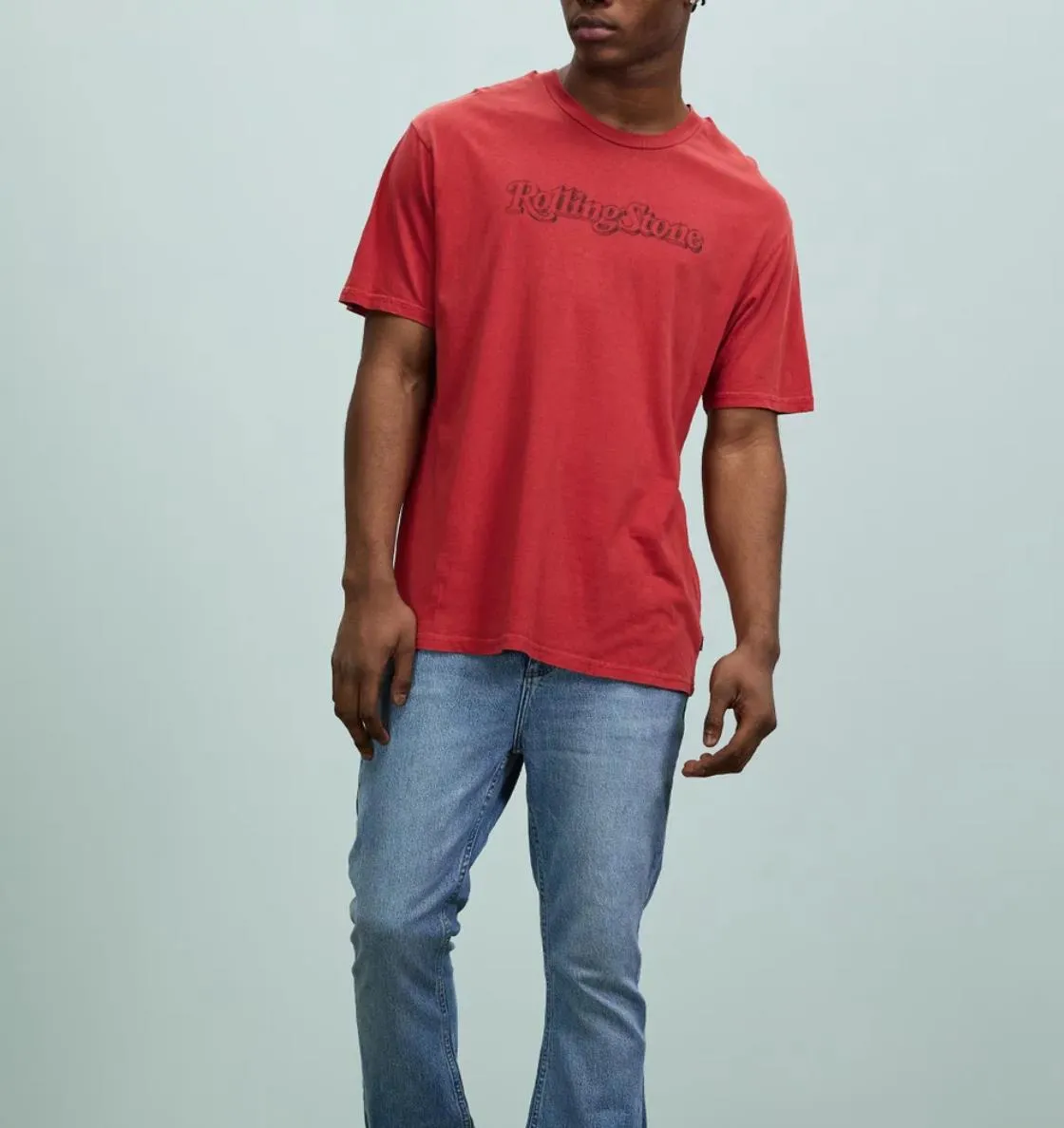 Rolla's Rolling Stones Mens Red T-Shirt Size XL (New)