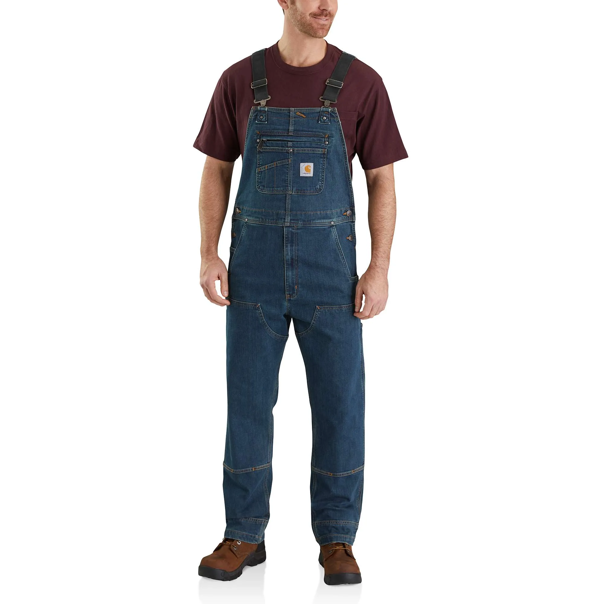 Rugged Flex® Denim Bib Overalls