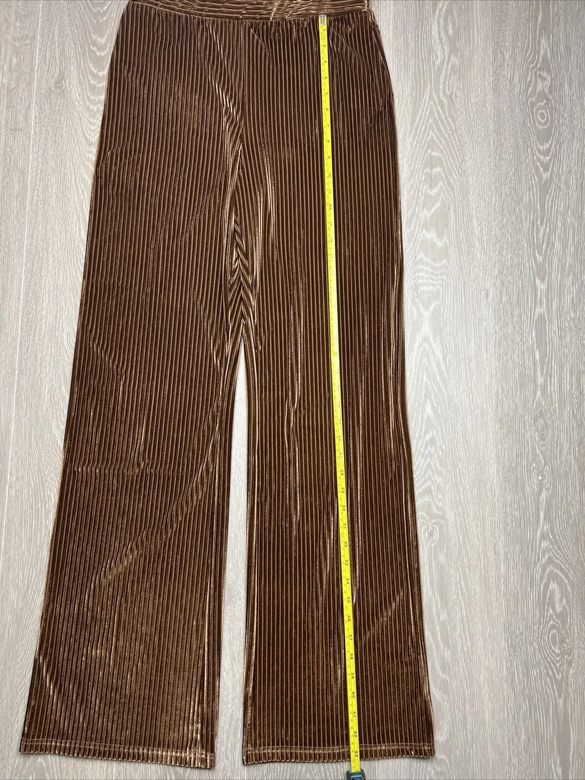 S. Berto Womens Brown Corduroy Outfit Set Size XL