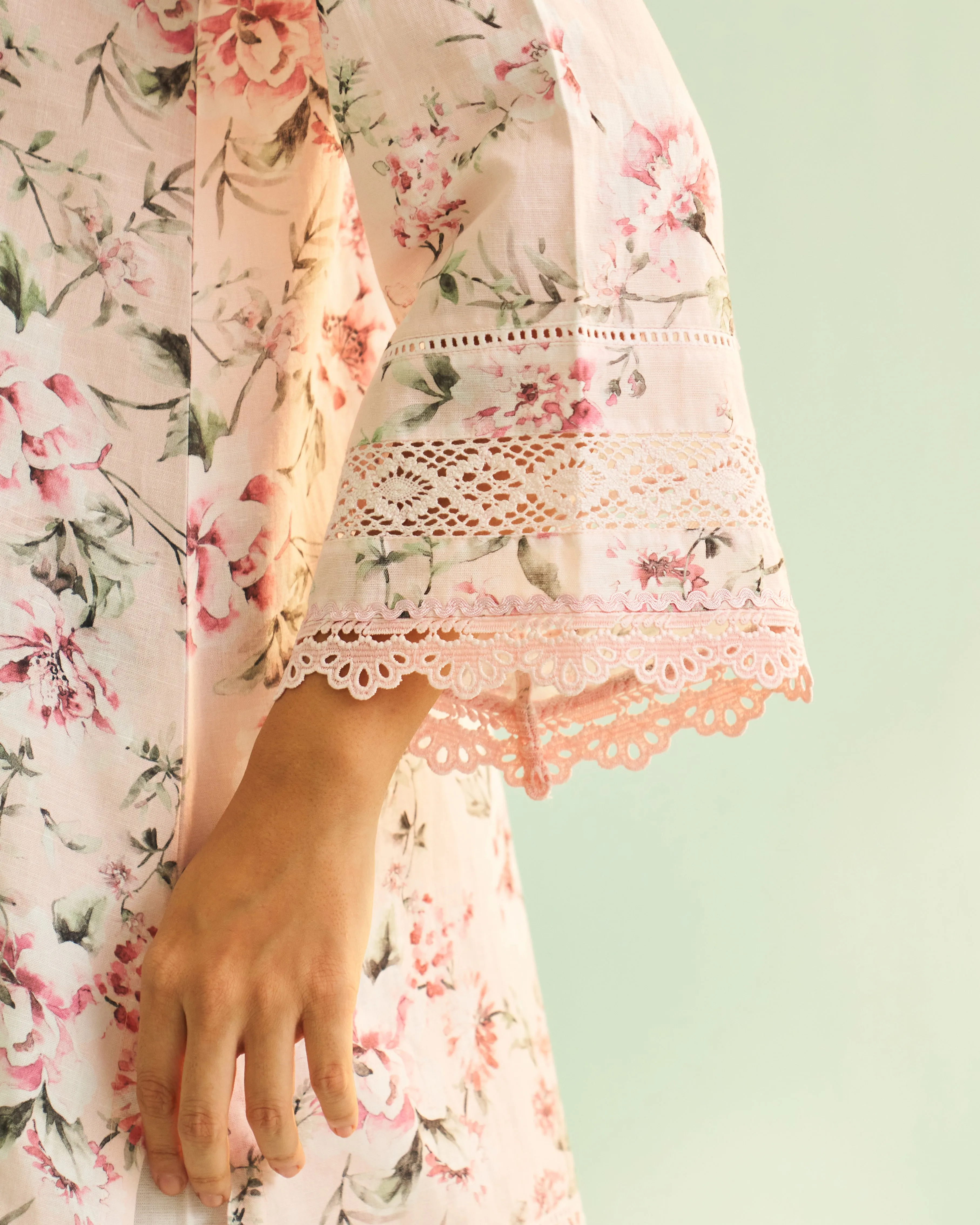 Saanjh Serenity Pink Kurta Set