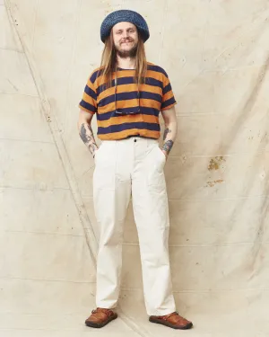 Sailor Moku Products Lot No. SM42524 10oz. White Cotton Duck Work Pants