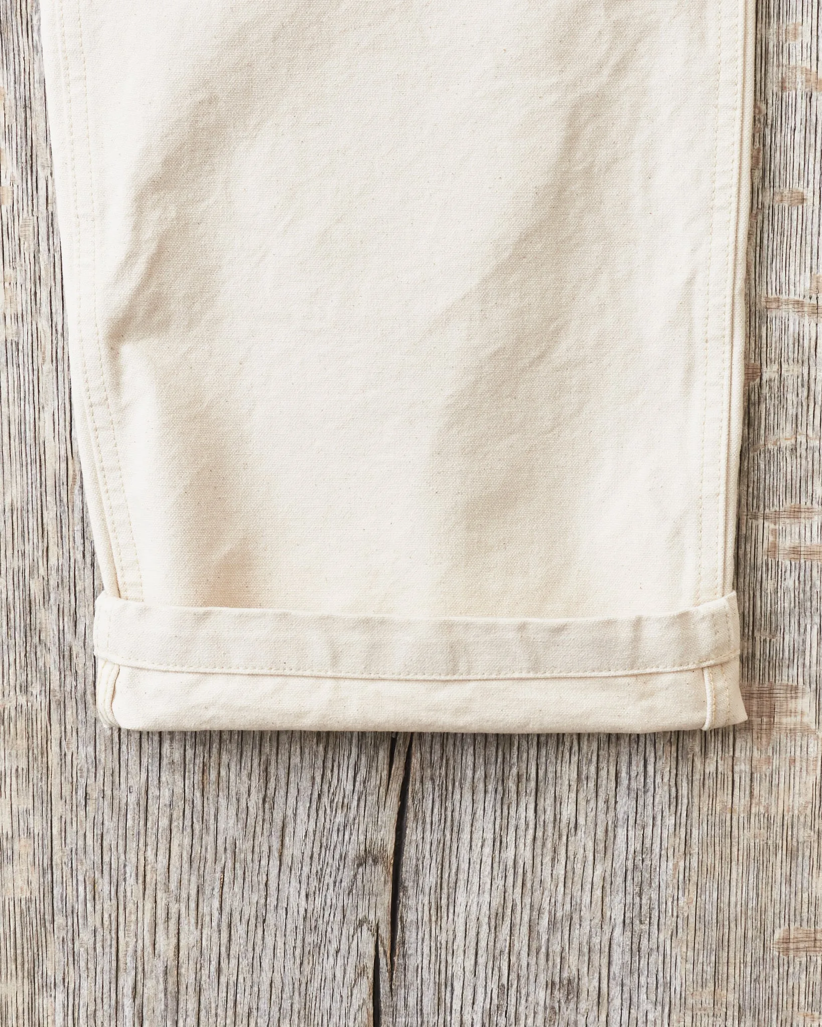 Sailor Moku Products Lot No. SM42524 10oz. White Cotton Duck Work Pants