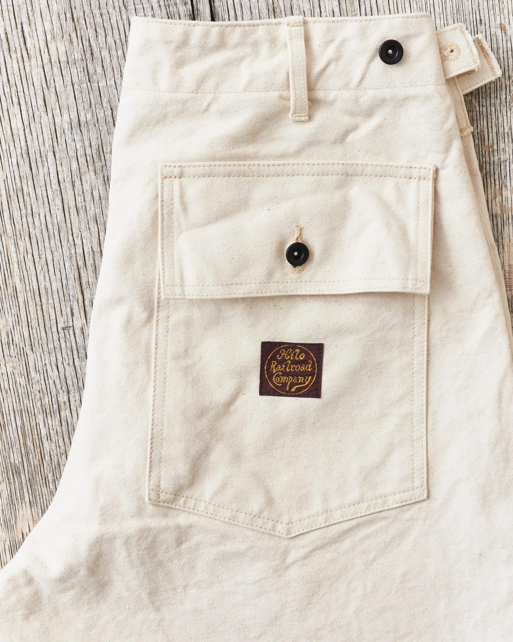 Sailor Moku Products Lot No. SM42524 10oz. White Cotton Duck Work Pants