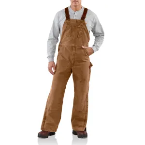 Sandstone Duck Bib Overall / Quilt-Lined