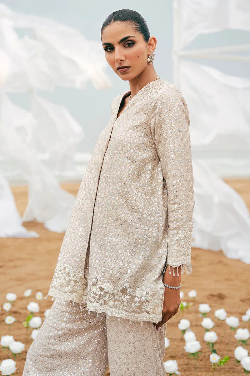 SCINTILLATING CRYSTAL-2PC SILK EMBROIDERED PRET