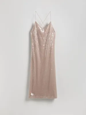 Sequin midi dress
