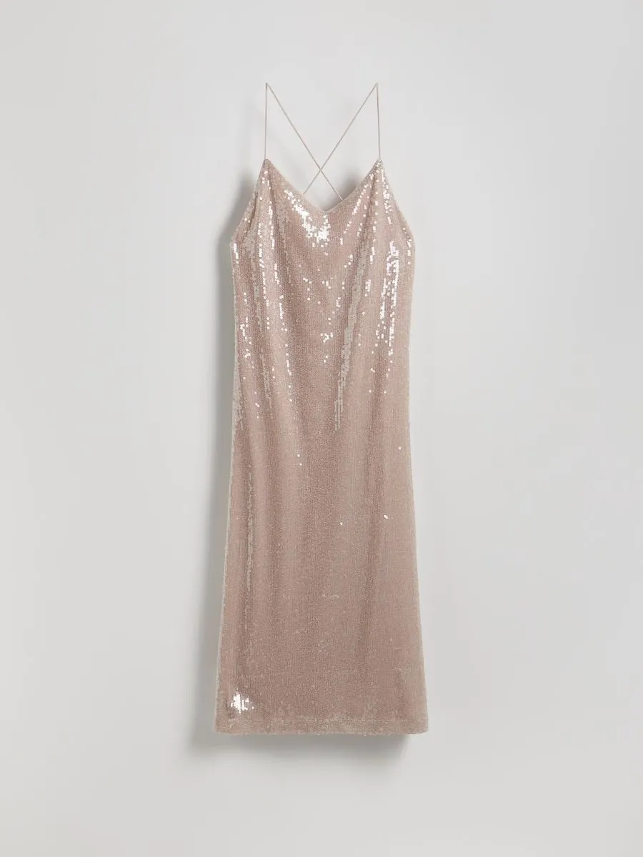 Sequin midi dress