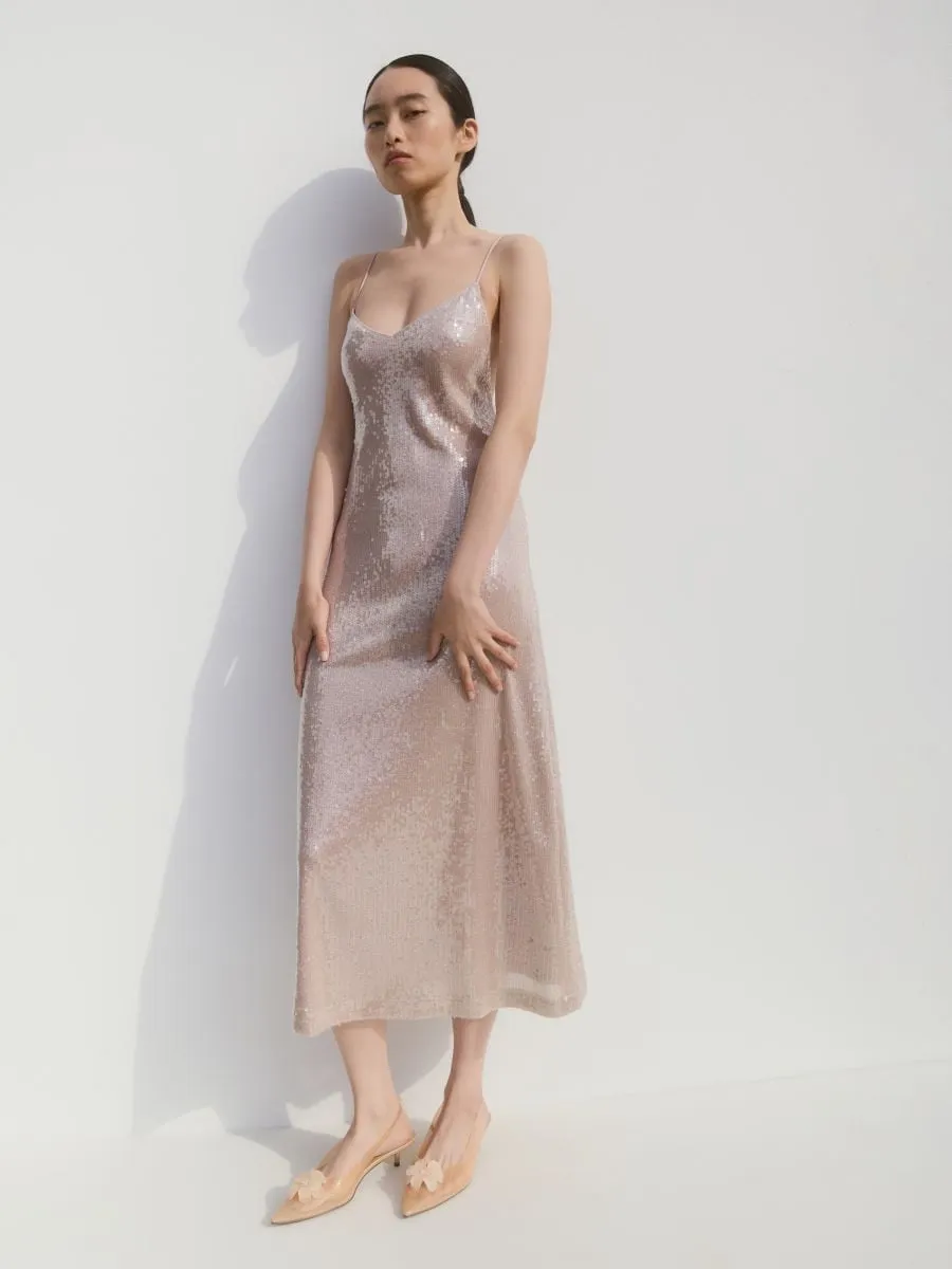 Sequin midi dress