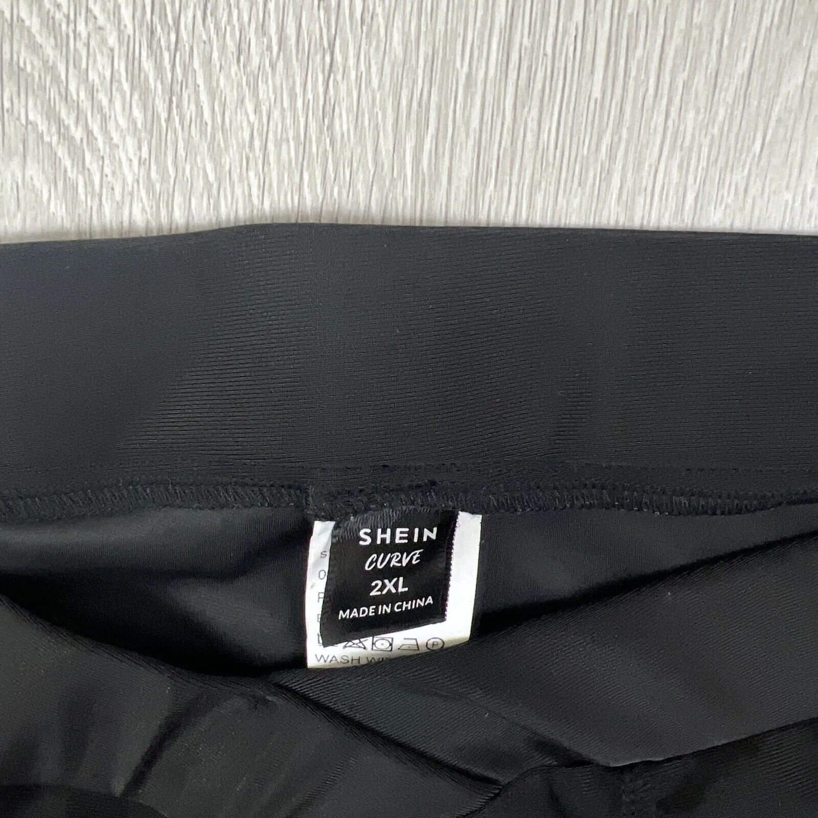 Shein Curver Womens Black Leggings Size 2XL (New)