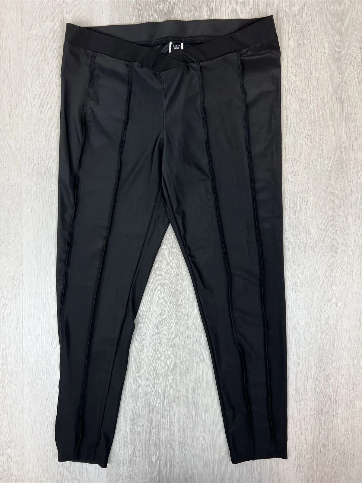 Shein Curver Womens Black Leggings Size 2XL (New)