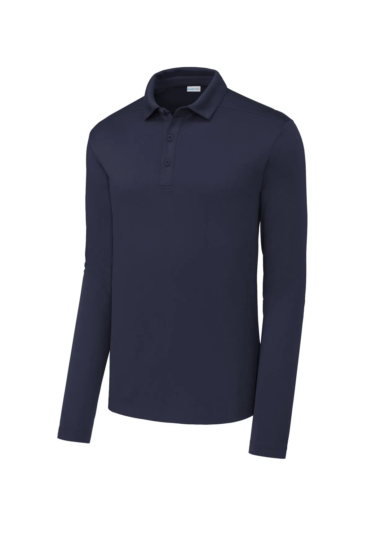 Sport-Tek   Posi-UV  Pro Long Sleeve Polo. ST520LS True Navy