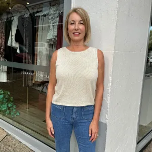 Spring Knit Tank (Natural)