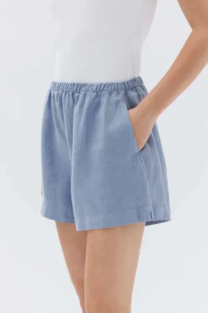 Stella Linen Short Glacial
