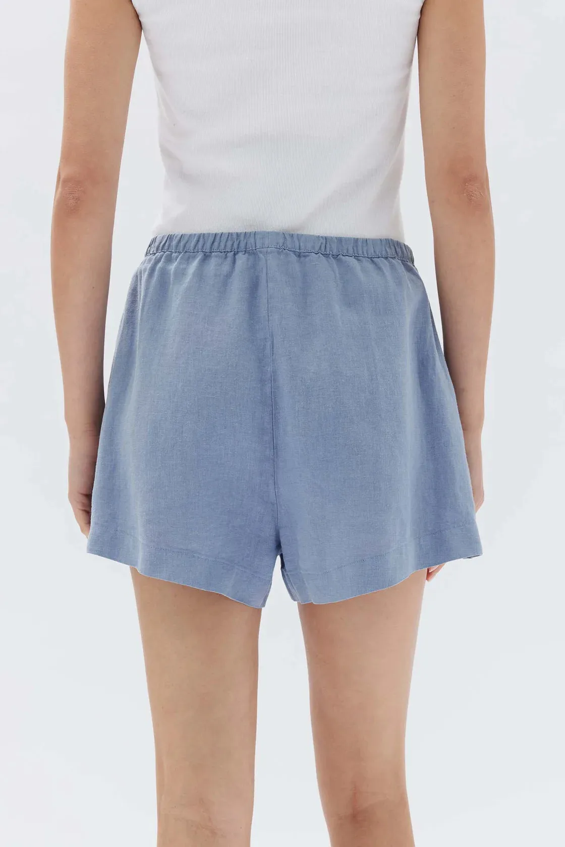 Stella Linen Short Glacial