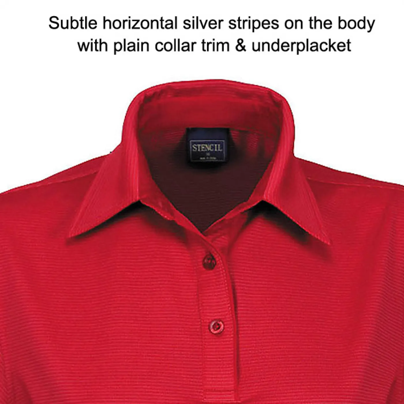 Stencil 1158 Ladies Silvertech Short Sleeve Polo