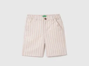 Striped Regular Fit Shorts
