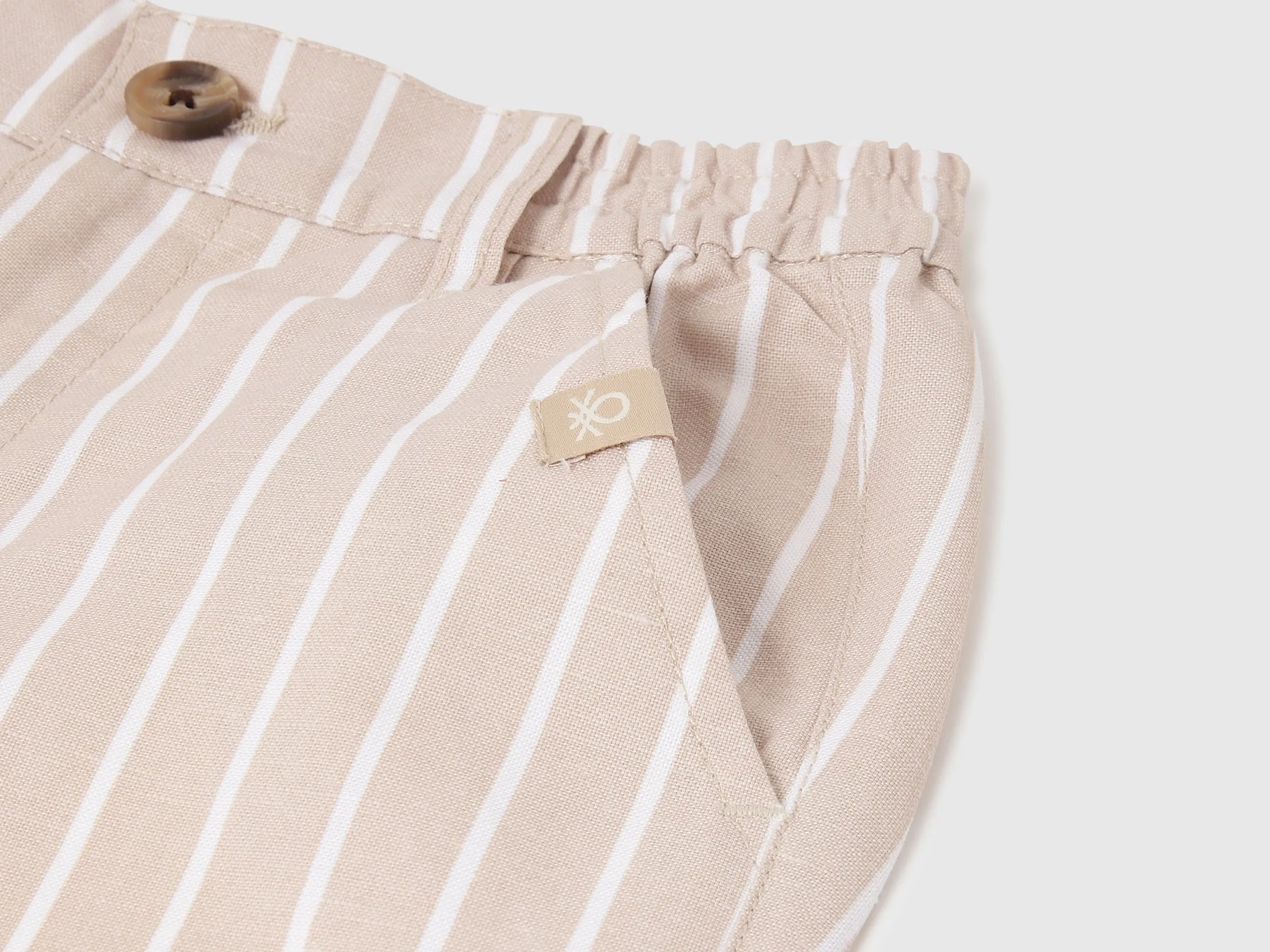 Striped Regular Fit Shorts