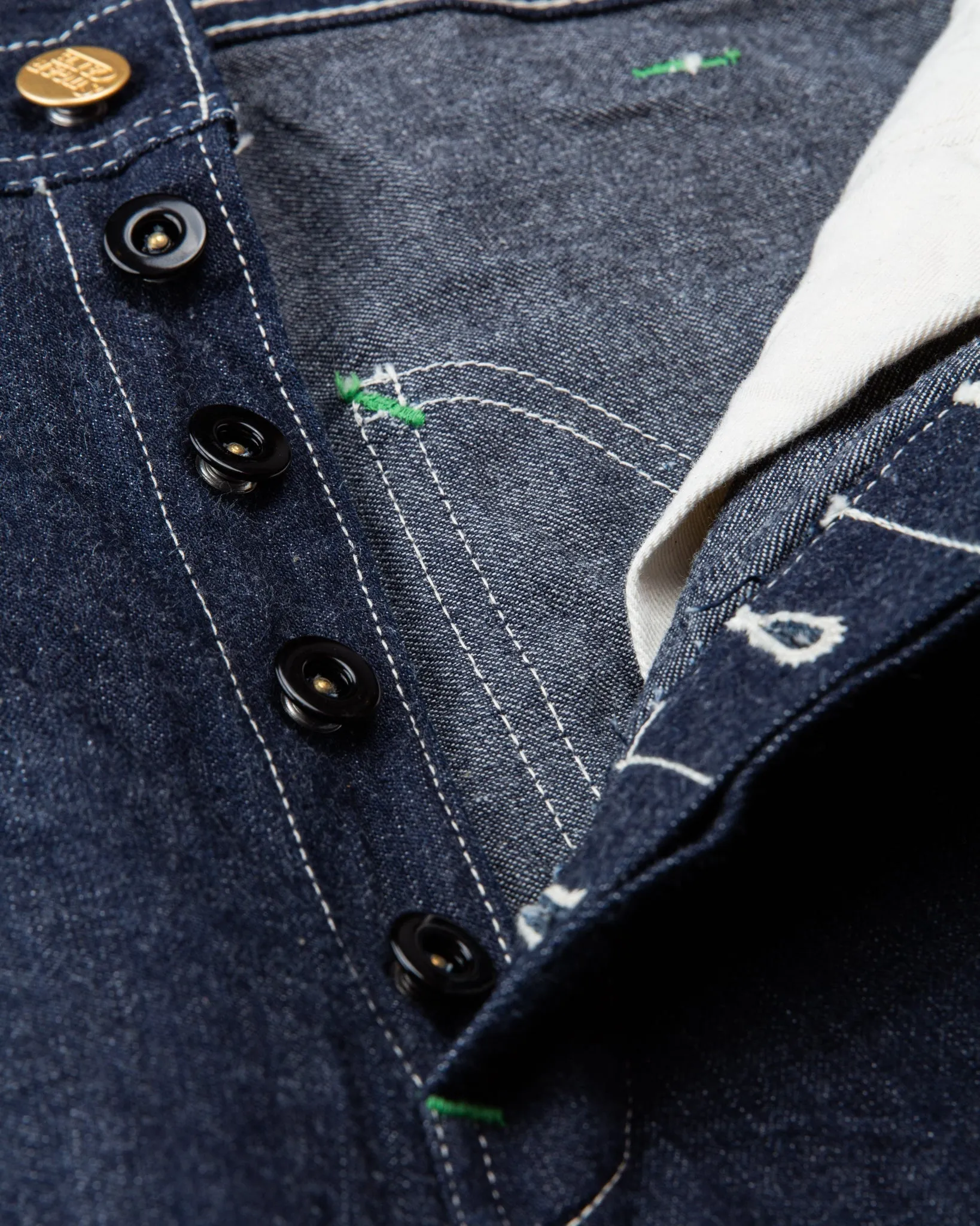 Sugar Cane & Co. 11oz. Blue Denim Work Pants SC41822