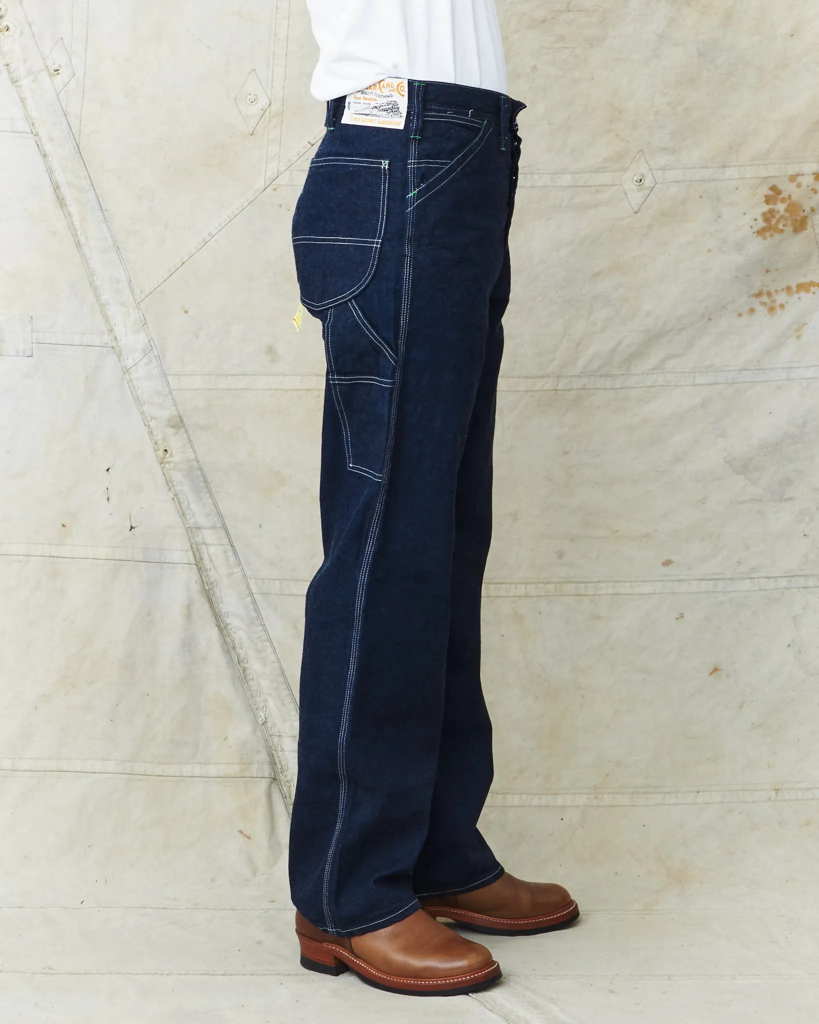 Sugar Cane & Co. 11oz. Blue Denim Work Pants SC41822