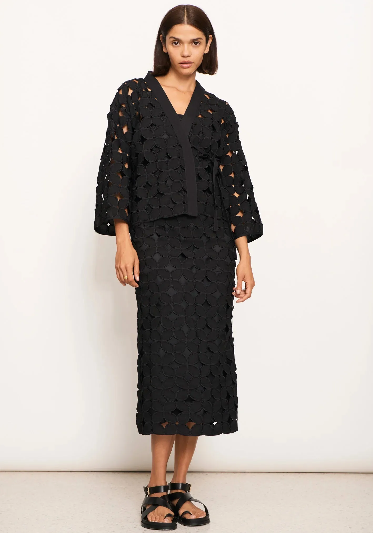 Sumi Lace Dress - Black Lace