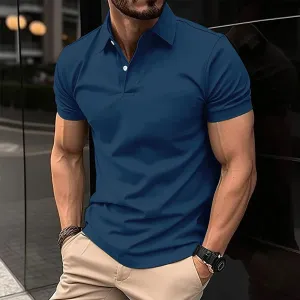 Summer Best-Selling Men's Solid Color Polo Shirt