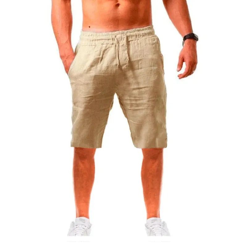 Summer Cotton Linen Shorts