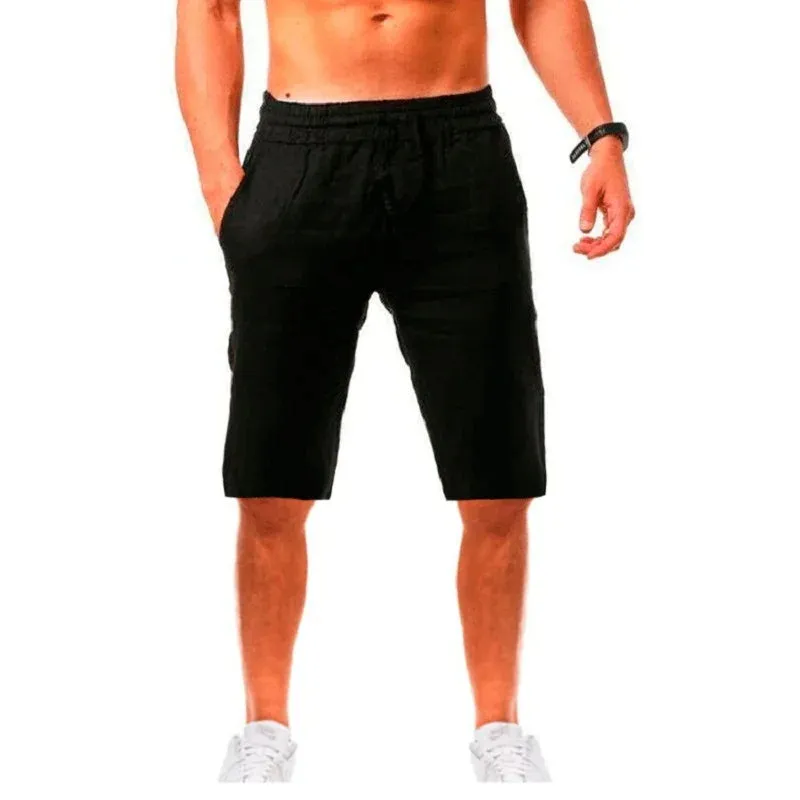 Summer Cotton Linen Shorts