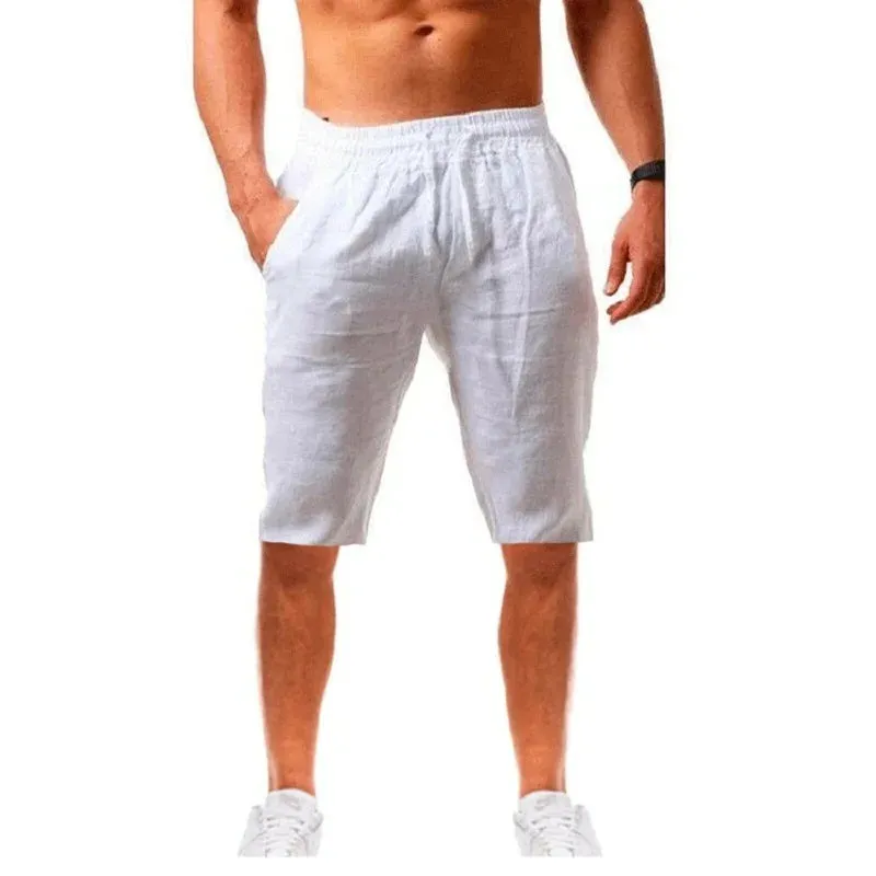 Summer Cotton Linen Shorts