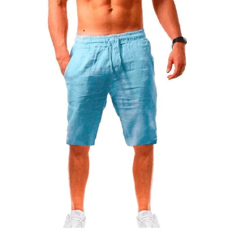 Summer Cotton Linen Shorts
