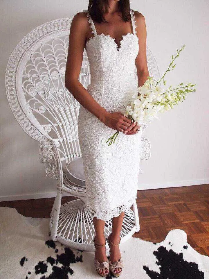 Summer Style White Black Lace Dress V Cami Bodycon Sexy clothes Casual office Midi Dresses